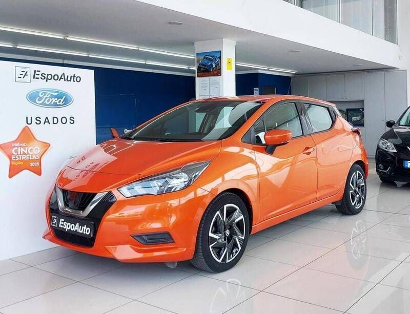 Laranja Usado 2022 Nissan Micra Acenta Citadino | € 15.250 (Bom preço) - Imagem 1/4