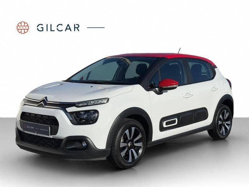 Branco Usado 2021 Citroën C3 PureTech Citadino | € 12.990 (Preço justo) - Imagem 1/4