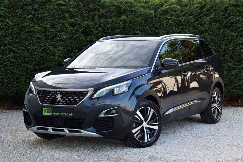 Cinza Usado 2018 Peugeot 5008 GT-line Monovolume | € 25.950 (Preço elevado) - Imagem 1/4