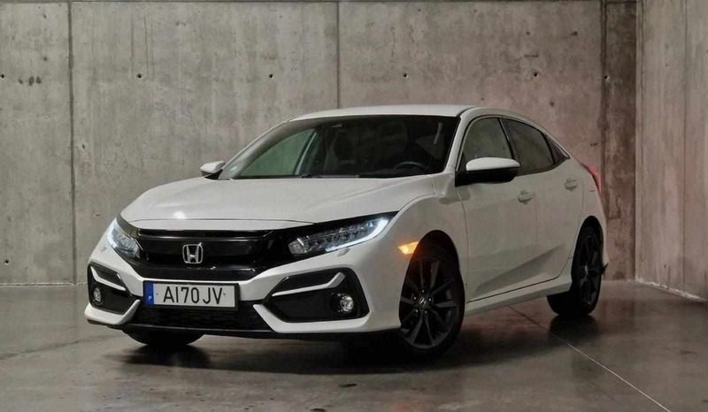 Branco Usado 2021 Honda Civic Elegance Citadino | € 24.900 (Preço elevado) - Imagem 1/4