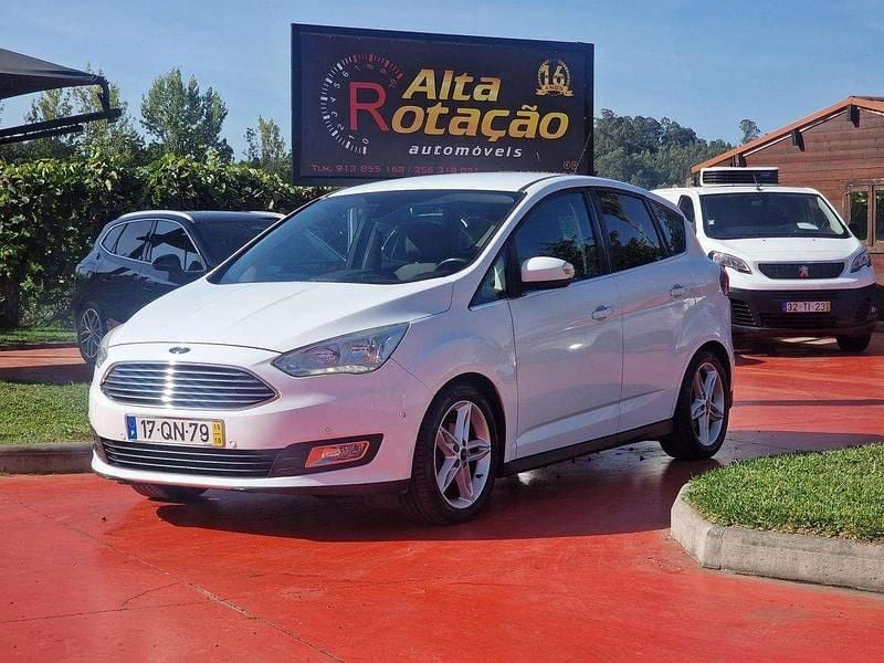 Branco Usado 2015 Ford C-MAX Monovolume | € 11.000 (Preço justo) - Imagem 1/4