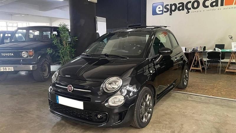 Preto Usado 2021 Fiat 500 Sport Citadino | € 10.450 (Bom preço) - Imagem 1/4