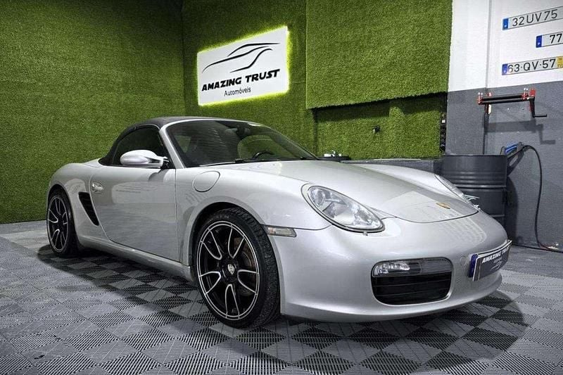 Usado Porsche Boxster 240 HP (176 kW) 2005 Cinzento Cabrios
