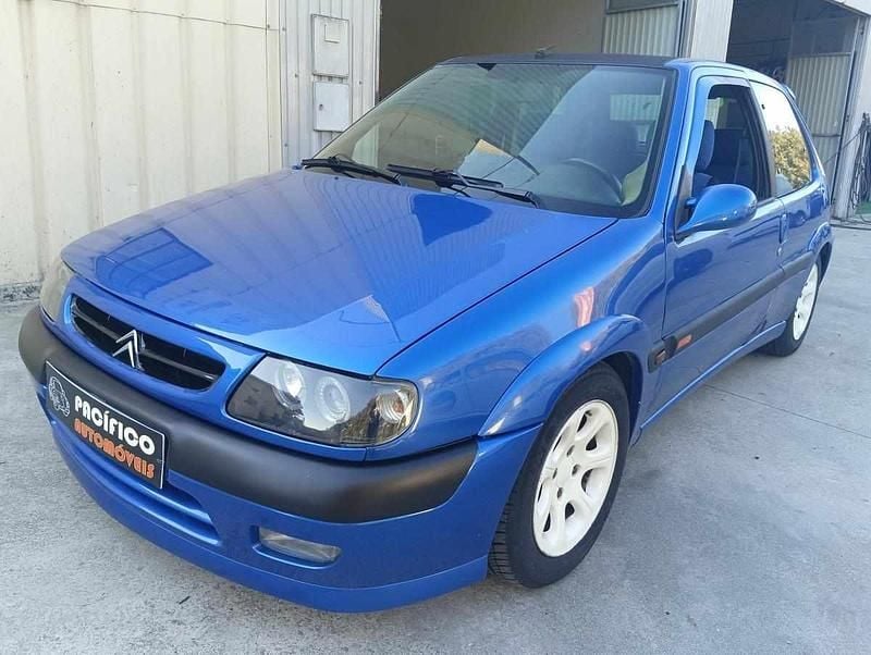 Azul Usado 1998 Citroën Saxo Citadino | € 3.400 (Preço justo) - Imagem 1/4