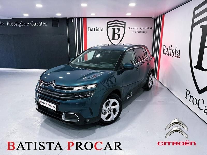 Azul Usado 2021 Citroën C5 Aircross Shine SUV | € 18.990 (Super Preço) - Imagem 1/4