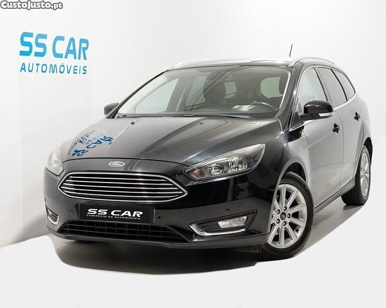 Preto Usado 2015 Ford Focus Titanium Carrinha | € 8.750 (Bom preço) - Imagem 1/1