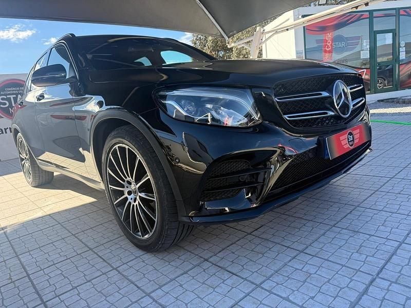 Preto Usado 2018 Mercedes GLC250 AMG line SUV | € 36.950 (Preço justo) - Imagem 1/4