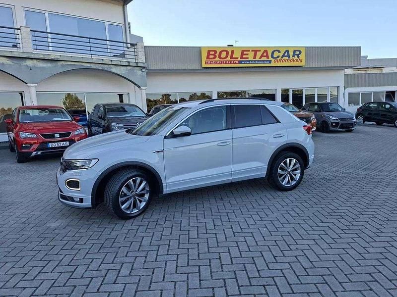 Branco Usado 2021 VW T-Roc R-line SUV | € 20.000 (Preço justo) - Imagem 1/4