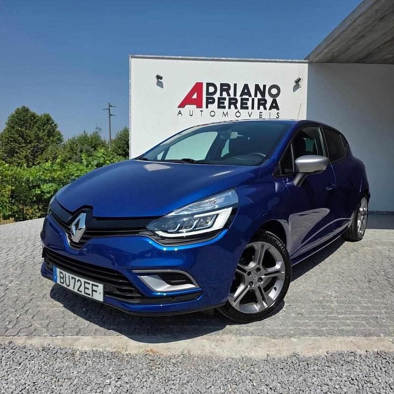 Azul Usado 2016 Renault Clio IV GT-Line | € 12.750 (Preço justo) - Imagem 1/4