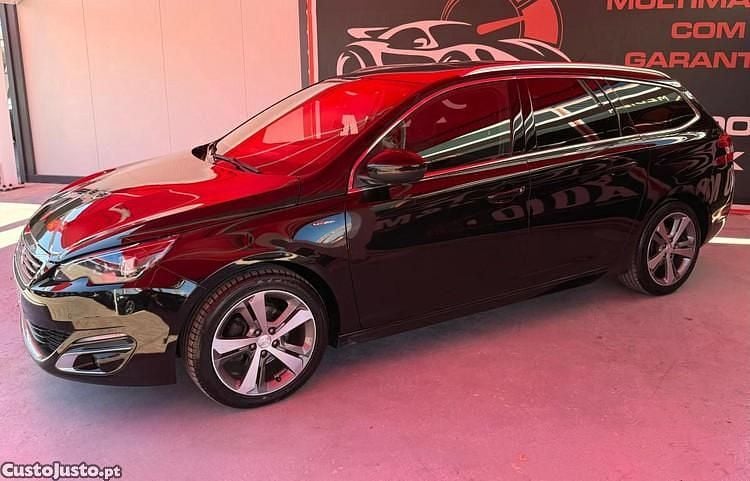 Preto Usado 2017 Peugeot 308 GT-line Sedan | € 14.900 (Preço justo) - Imagem 1/1
