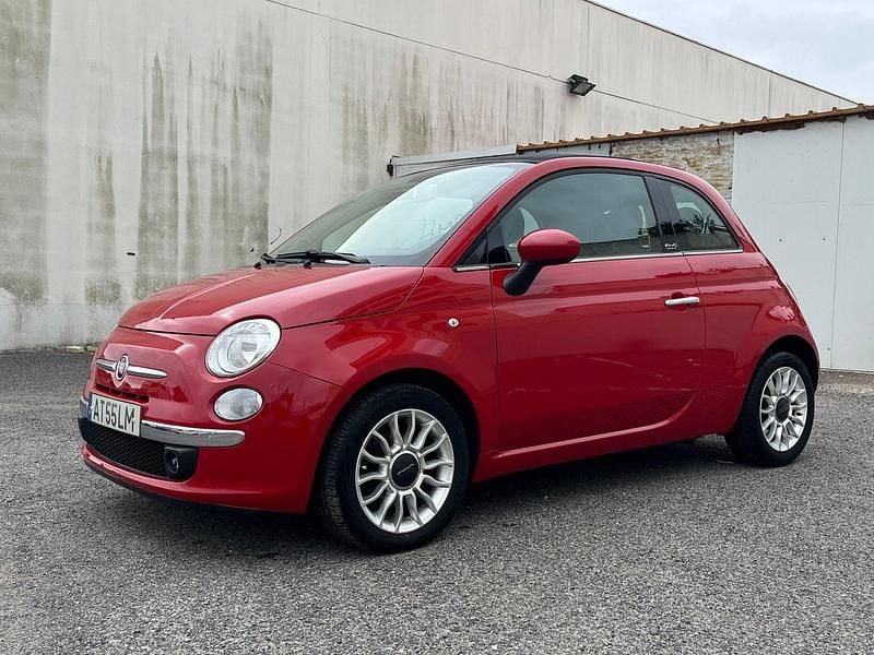 Vermelho Usado 2013 Fiat 500C Lounge Cabrios | € 9.900 (Preço justo) - Imagem 1/4