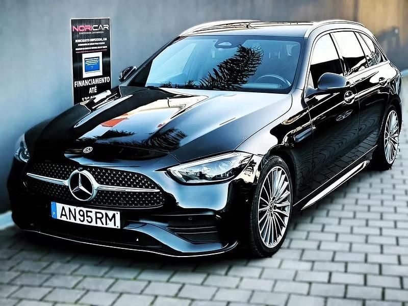 Preto Usado 2022 Mercedes C300 AMG line Carrinha | € 38.950 (Preço justo) - Imagem 1/4
