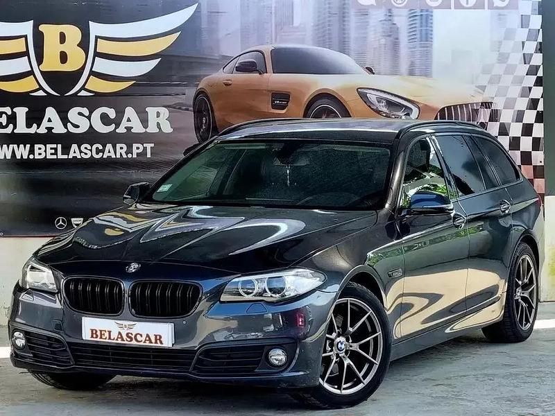 Usado BMW 520 Luxury Line 190 HP (139 kW) 2016 Cinza antracite Carrinha