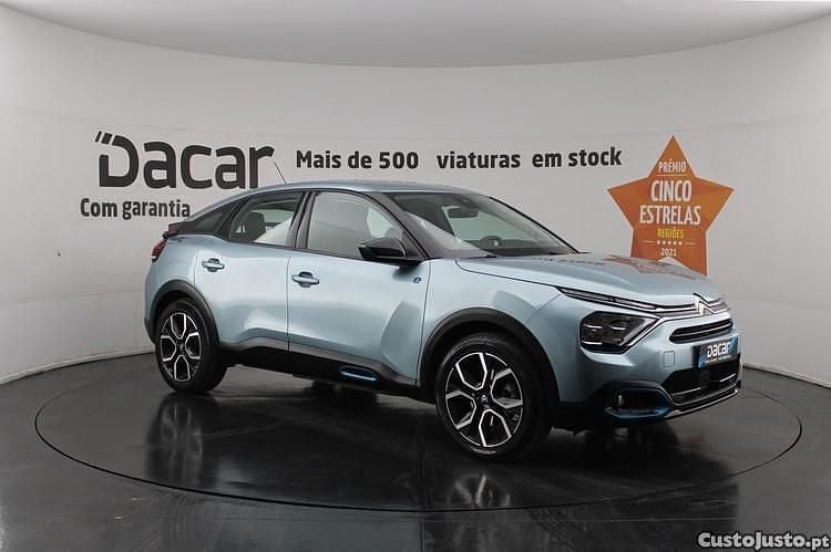 Azul Usado 2023 Citroën e-C4 Citadino | € 19.899 (Bom preço) - Imagem 1/1
