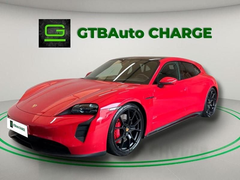 Vermelho Usado 2022 Porsche Taycan Sedan | € 94.999 (Caro) - Imagem 1/4