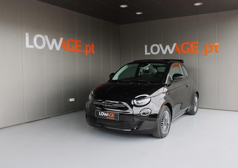 Preto Usado 2021 Fiat 500e Icon Cabrios | € 19.400 (Preço justo) - Imagem 1/4
