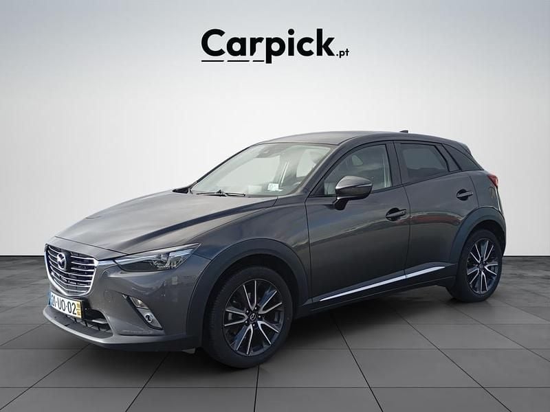 Usado Mazda CX-3 105 HP (77 kW) 2018 Cinzento SUV