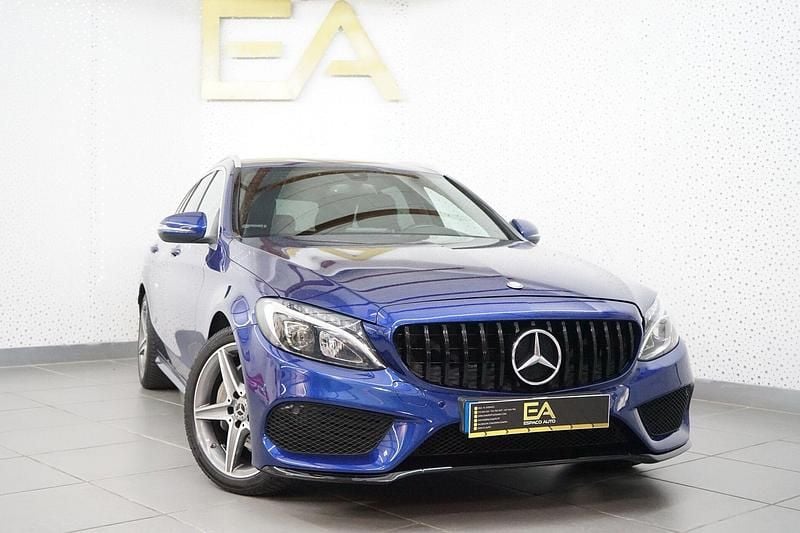 Azul Usado 2017 Mercedes C200 Avantgarde Carrinha | € 19.980 - Imagem 1/4