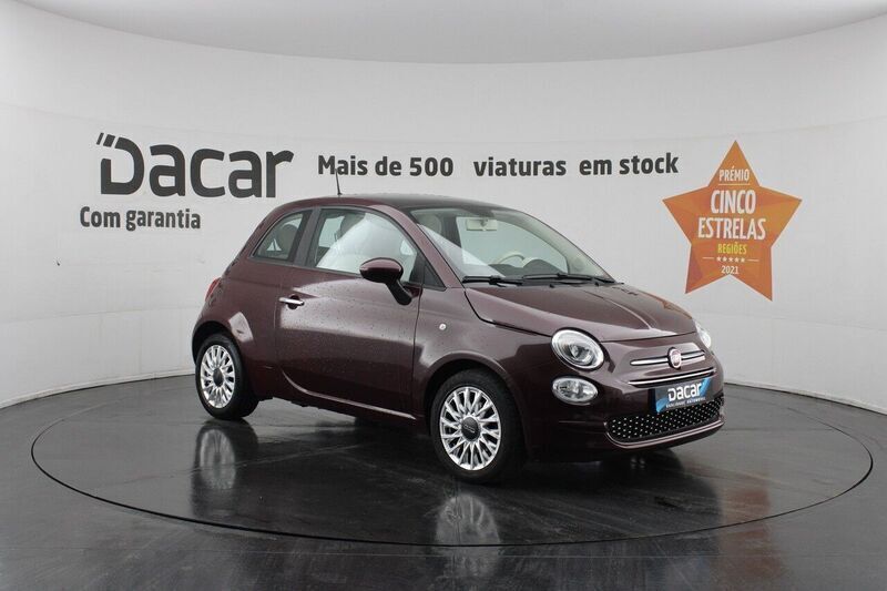 Vermelho Usado 2021 Fiat 500 Lounge Citadino | € 10.899 (Bom preço) - Imagem 1/4