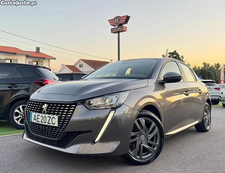 Cinza Usado 2021 Peugeot 208 Active Citadino | € 13.900 (Bom preço) - Imagem 1/1