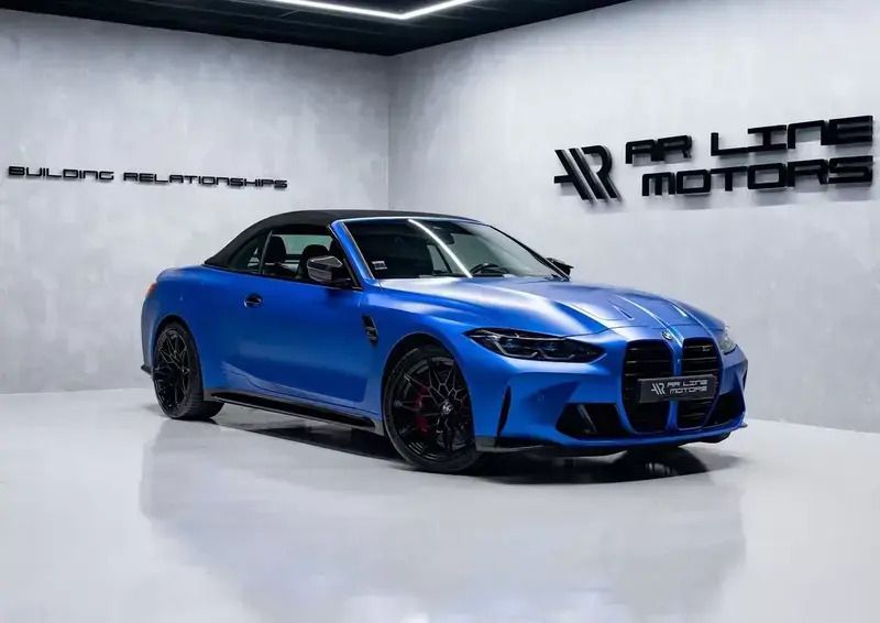 Azul Usado 2021 BMW M4 Cabriolet Competition Edition Cabrios | € 89.950 - Imagem 1/4