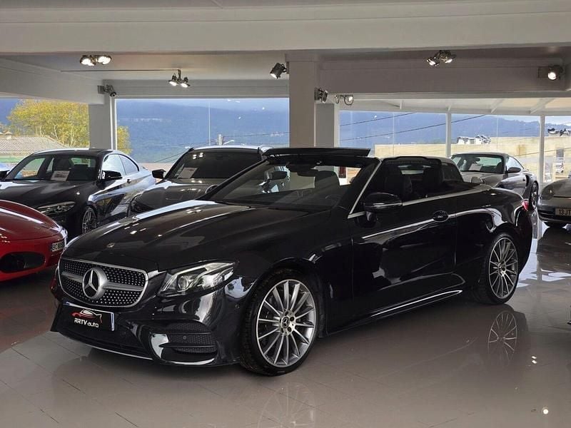 Usado Mercedes E220 AMG line 194 HP (142 kW) 2018 Preto Cabrios