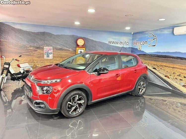 Vermelho Usado 2020 Citroën C3 Feel Citadino | € 13.950 (Preço justo) - Imagem 1/1