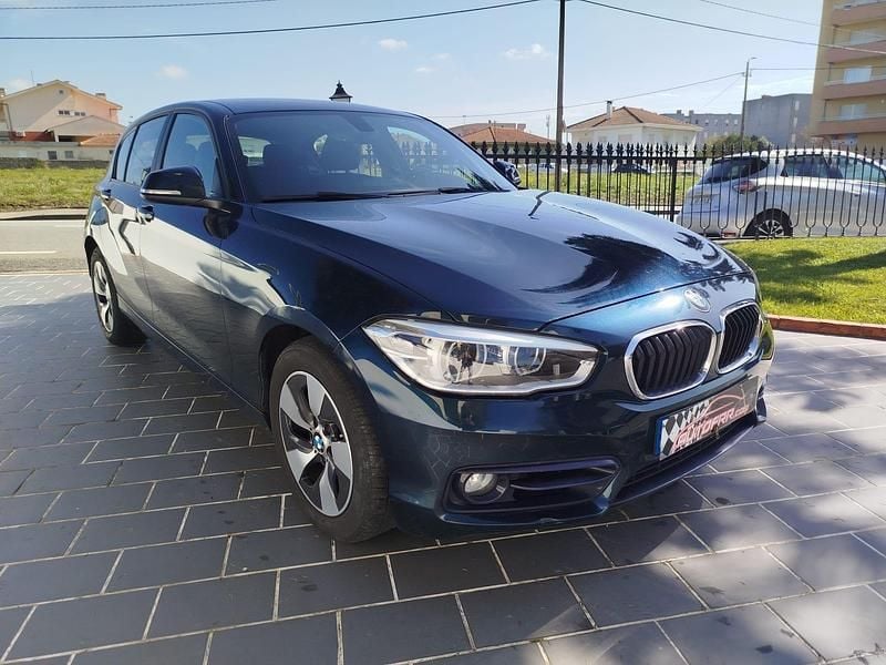 Usado BMW 118 Sport Line 150 HP (110 kW) 2016 Azul Citadino
