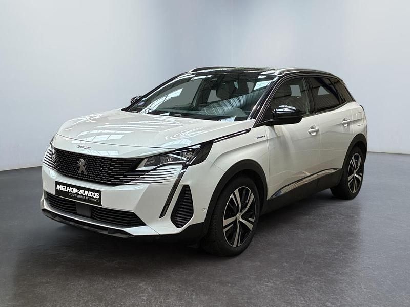 Branco Usado 2021 Peugeot 3008 GT SUV | € 22.500 - Imagem 1/4