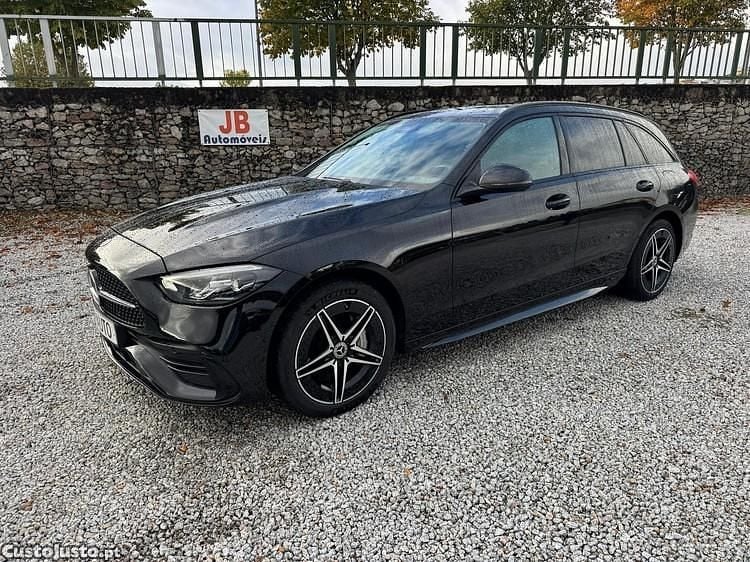 Preto Usado 2022 Mercedes C300e AMG line Carrinha | € 42.950 (Bom preço) - Imagem 1/1