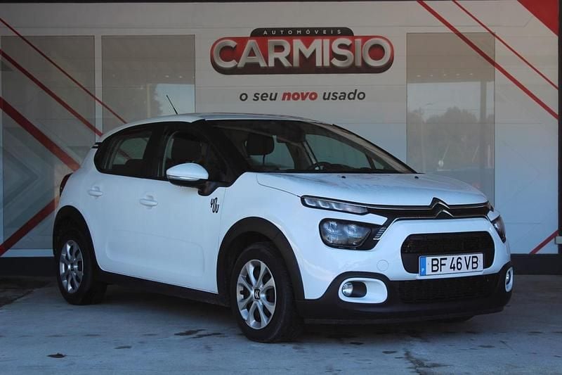 Branco Usado 2023 Citroën C3 PureTech | € 12.900 - Imagem 1/4