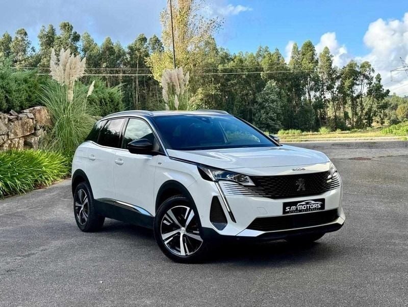 Branco Usado 2020 Peugeot 3008 GT SUV | € 24.000 (Preço justo) - Imagem 1/4