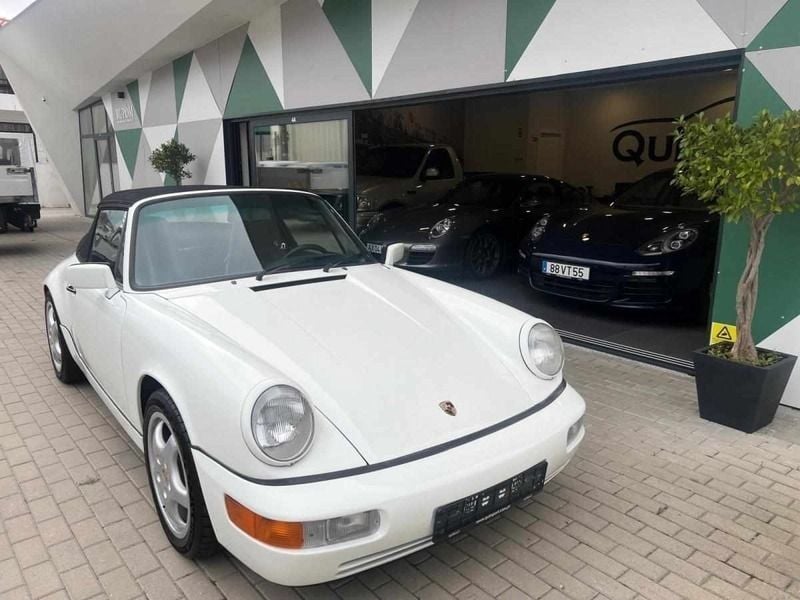 Branco Usado 1990 Porsche 911 Carrera Cabriolet Cabrios | € 79.964 - Imagem 1/4