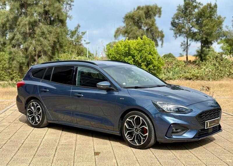 Azul Usado 2019 Ford Focus ST-Line Carrinha | € 19.900 (Caro) - Imagem 1/4