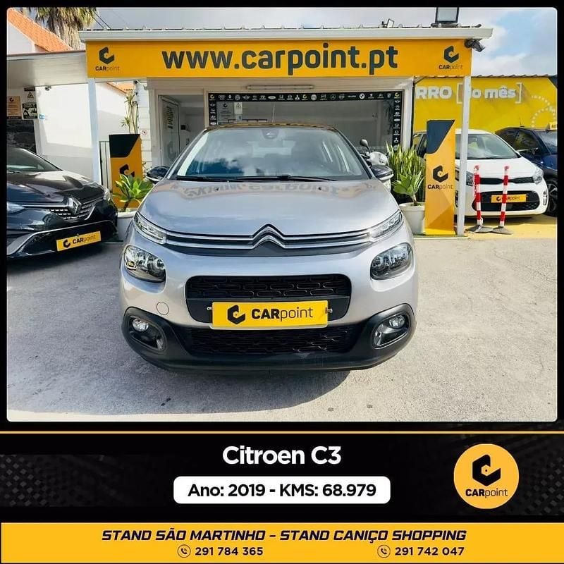 Cinzento Usado 2019 Citroën C3 Citadino | € 14.900 (Caro) - Imagem 1/4