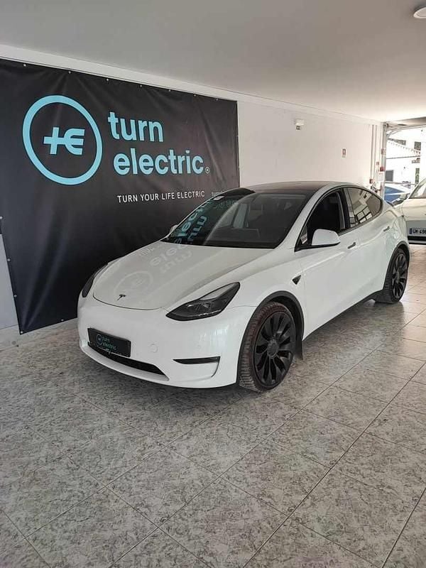 Branco Usado 2022 Tesla Model Y SUV | € 37.900 (Preço justo) - Imagem 1/4