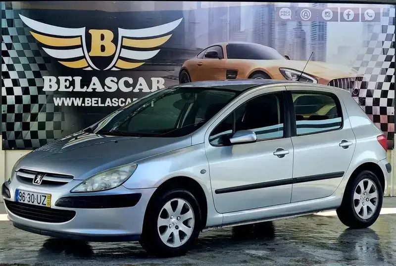 Cinzento Usado 2003 Peugeot 307 Citadino | € 3.500 (Preço justo) - Imagem 1/4