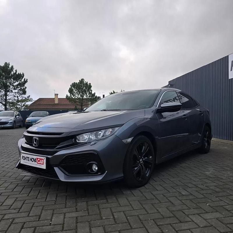 Cinza escuro Usado 2018 Honda Civic Elegance Sedan | € 18.950 (Bom preço) - Imagem 1/4