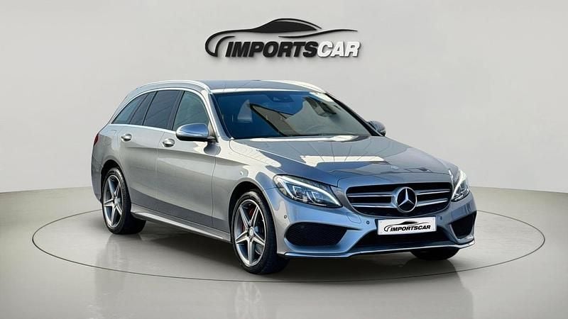 Cinza Usado 2015 Mercedes C250 AMG line Carrinha | € 23.900 - Imagem 1/4