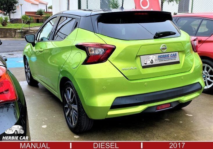 Usado Nissan Micra Tekna 90 HP (66 kW) 2017 Verde Citadino