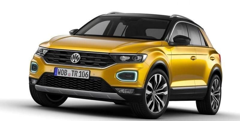 Cinzento Usado 2021 VW T-Roc Style SUV | € 18.900 (Bom preço) - Imagem 1/4