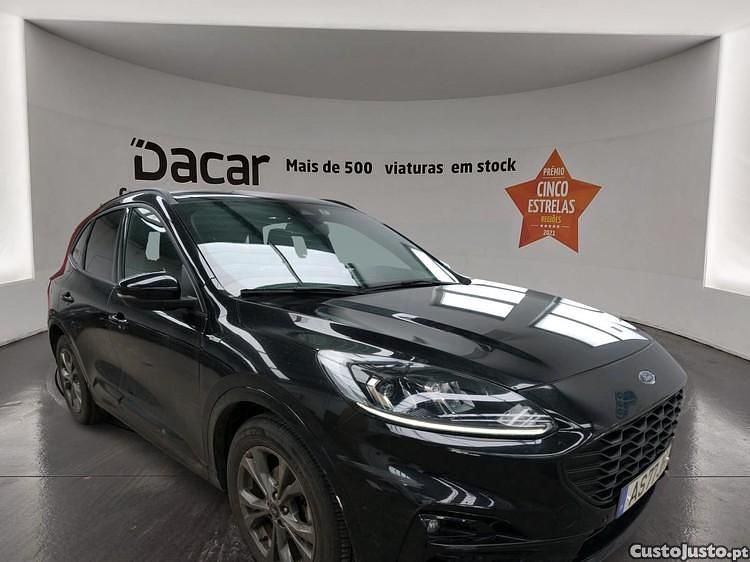 Preto Usado 2022 Ford Kuga ST-Line SUV | € 16.599 (Preço justo) - Imagem 1/1