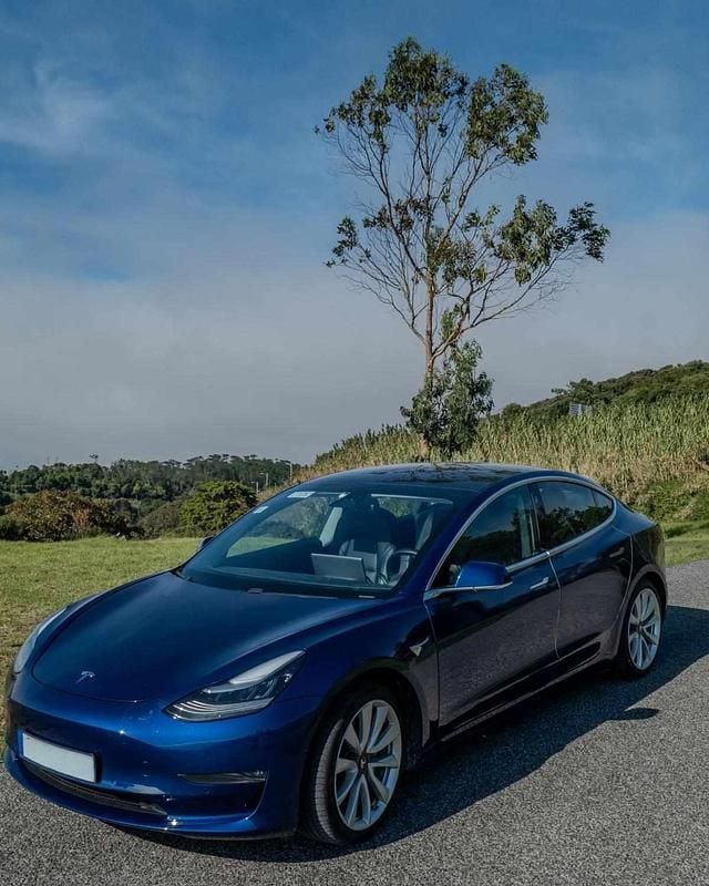 Usado Tesla Model 3 Long Range AWD 324 kW (441 HP) 2020 Azul Sedan