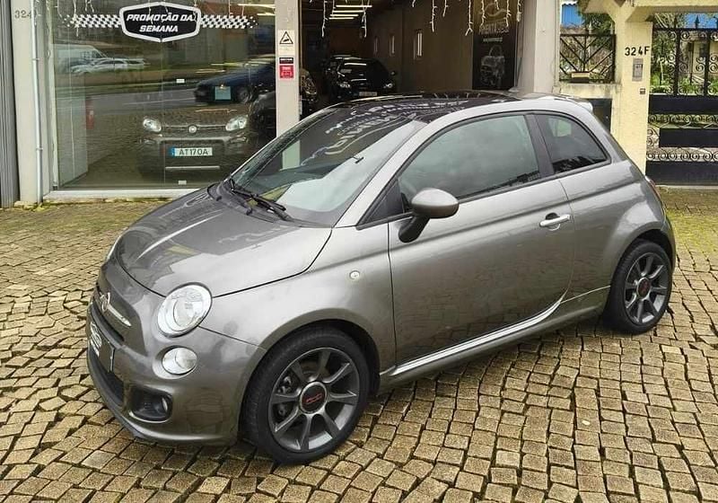 Usado Fiat 500 80 HP (58 kW) 2015 Cinzento