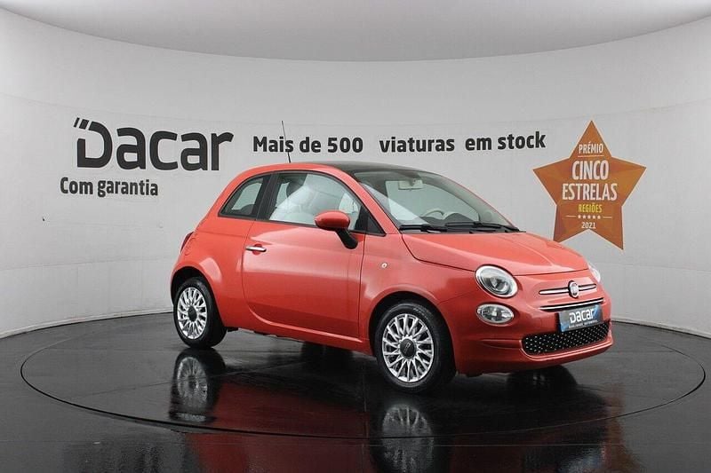 Vermelho Usado 2020 Fiat 500 Lounge Citadino | € 9.999 (Bom preço) - Imagem 1/4