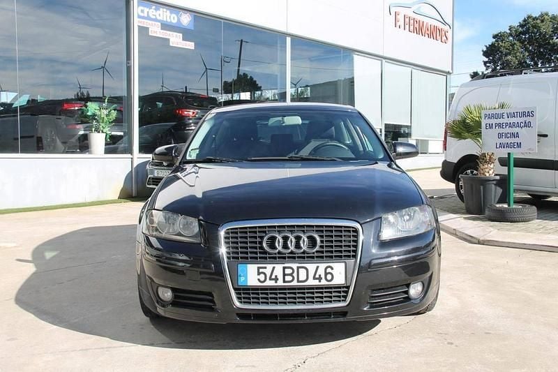 Preto Usado 2006 Audi A3 Attraction Citadino | € 8.000 (Bom preço) - Imagem 1/4