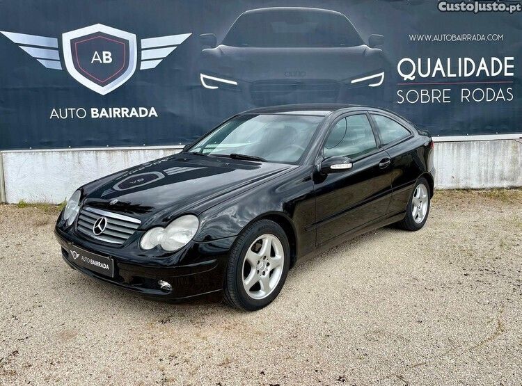 Preto Usado 2003 Mercedes C220 Coupé | € 9.250 (Preço elevado) - Imagem 1/1