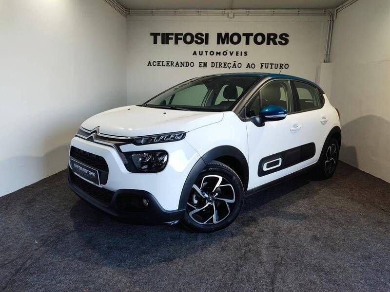 Branco Usado 2021 Citroën C3 PureTech Citadino | € 14.750 (Preço justo) - Imagem 1/4