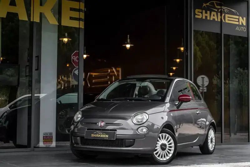Cinzento Usado 2011 Fiat 500C Lounge Cabrios | € 8.490 (Preço justo) - Imagem 1/4