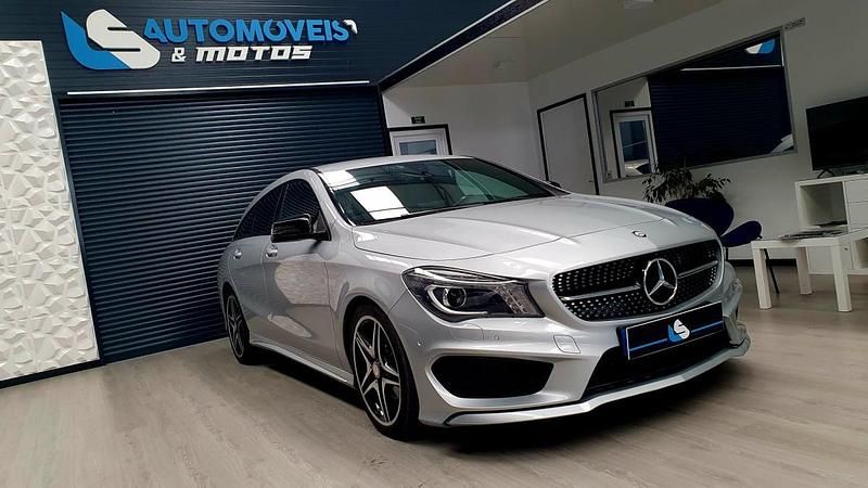 Cinza Usado 2016 Mercedes CLA180 Shooting Brake AMG line Carrinha | € 18.890 (Preço justo) - Imagem 1/4